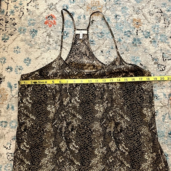 Joie 100% Silk Snake Print Pocket Cami Size Medium - Picture 5 of 14